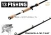 13Fishing Omen Black Cast 7’8 2,34m XH 40-120g 1+1r casting bot (OBC78XH2BJ)