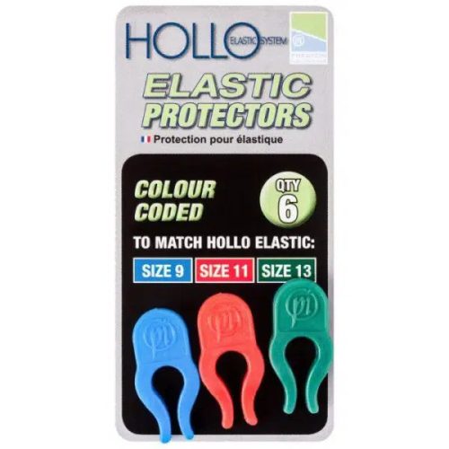 Preston Hollo Elastic Protectors Blue Red Green 9-11-13 gumizott tag kiegészítő (P0020091)