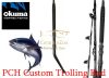 Okuma Pch Custom Trolling Rod 5'10" 178cm 80-150lb trolling bot (PCH-TRB-510H)