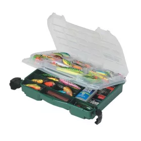  Plano Double Cover Single Sided Green szerelékes doboz (PMC395010)