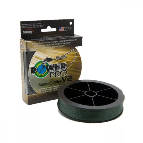 Power Pro Super 8 Slick V2 135m 0,32mm 24kg Moss Green  (Ppbisv213532Mg)