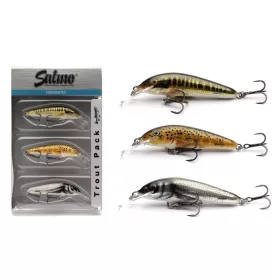 New Salmo Trout Pack Minnow 3db-os wobbler szett (QMP008)