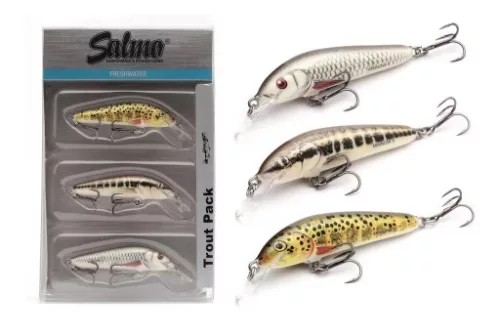 New Salmo Trout Pack II. 3db-os wobbler szett (QMP011)