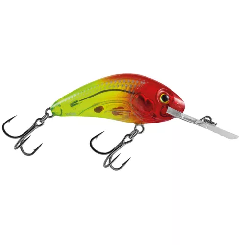 Salmo Rattlin' Hornet 4.5cm 6g wobbler (QRH360) Clear Bright Red Head