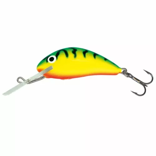 Salmo Hornet Floating- 3.5cm 2,2g wobbler (QHT011)(H3S) Green Tiger