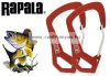 Rapala RCD Carabiner Red RCDCR 2db eszköztartó (RA0120002)