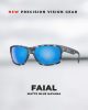 Rapala Precision Faial Grey Blue Mirror napszemüveg (RA4200084)