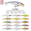 Rapala FLR08 Flat Rap Balsa 8cm 7g wobbler  - color RT (RA5800345)