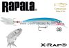 Rapala XR06 X-Rap 6cm 4g wobbler - SB színben