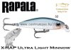 Rapala ULM04 Ultra Light Minnow 4cm 3g wobbler - SD színben