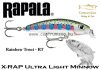 Rapala ULM04 Ultra Light Minnow 4cm 3g wobbler - RT színben