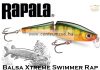 Rapala BXS12 Balsa Xtreme Swimmer Wobbler 12cm 22g - P Színben