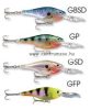 Rapala SR09 Shad Rap 9cm 15g wobbler - ROL színben