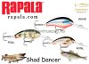 Rapala SDD04 Shad Dancer Rap 4cm 5g wobbler - P (RA5817088)