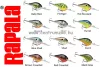 Rapala DT16 Dives-To Series - Crankbaits Ikes Custom 7cm 22g wobbler - CRSD (RA5820247)