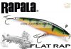 Rapala FLR08 Flat Rap Balsa 8cm 7g wobbler  - color P
