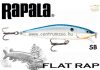 Rapala FLR08 Flat Rap Balsa 8cm 7g wobbler  - color SB