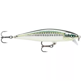   Rapala FLR08 Flat Rap Balsa 8cm 7g wobbler  - color BLK (RA5822131)