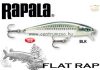 Rapala FLR08 Flat Rap Balsa 8cm 7g wobbler  - color BLK