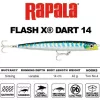Rapala FXDR14 Flash-X Dart 14cm 42g wobbler - HDBTO (RA5822312)