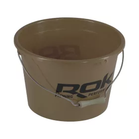   Rok Fishing Performance - Round Bucket 18l vödör (tető és betét nélkül) GREEN (ROK-030061-030290)