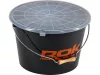 Rok Fishing Performance - Round Bucket 3In1 Set - 25l vödör +8l tál +fedél BLACK (ROK-030252-030252)