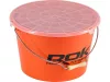Rok Fishing Performance - Round Bucket 3In1 Set - 25l vödör +8l tál +fedél ORANGE (ROK-030252-030269)