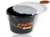 Rok Fishing Performance - Round Bucket 3In1 Set - 18l vödör +5l tál +fedél szett BLACK (ROK-030328-030238)