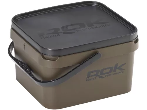 Rok Fishing Performance - Square Bucket 10 literes vödör + tető GREEN (ROK-030405-030535)