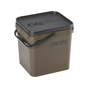   Rok Fishing Performance - Square Bucket 17 literes vödör + tető GREEN (ROK-030429-030542)
