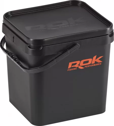 Rok Fishing Performance - Square Bucket 17 literes vödör + tető BLACK (ROK-030429-1)