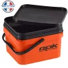 Rok Fishing Performance - Square Bucket 10 literes vödör + betét + tető szett ORANGE (ROK-030467-030474)