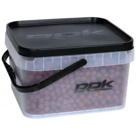   Rok Fishing Performance - Square Bucket 10 literes vödör + betét + tető szett Transparens (ROK-030467-030750)