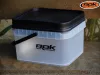 Rok Fishing Performance - Square Bucket 10 literes vödör + betét + tető szett Transparens (ROK-030467-030750)