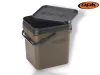 Rok Fishing Performance - Square Bucket 17l vödör + Basin + tető szett GREEN