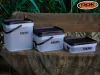 Rok Fishing Performance - Square Bucket 17l vödör + Basin + tető szett TRANSPARENS (030760)