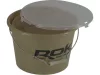 Rok Fishing Performance - Round Bucket Brown 18l vödör  + fedél GREEN (ROK030276-030030)