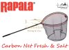Merítő  Rapala Carbon Net Fresh & Salt  - gyors nyitású merítő 60x70cm+180cm (RA1800004)