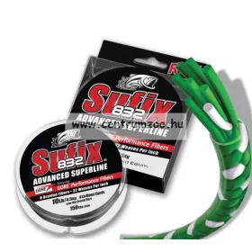   Sufix 832  V. Generációs Fonott Zsinór 0.38Mm/36.0Kg/79Lb/Low-Vis Green/ Zöld 120M