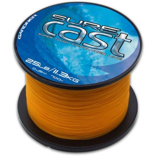 Gardner Surecast Yellow főzsinór sárga 8lb 3,6kg 0,25mm 2020m (SCAST8Y)