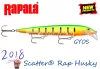 Rapala SCRH13 Scatter® Rap Husky wobbler - PEHL színben