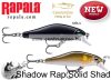 Rapala SDRSS05 Shadow Rap Solid Shad 5cm 5,5g wobbler - GO