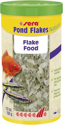 Sera Pond Flakes Nature Bioflakes  lemezes tavi haltáp 1000ml (007070)
