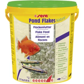   Sera Pond Flakes Nature Bioflakes  lemezes tavi haltáp 10liter (007090)