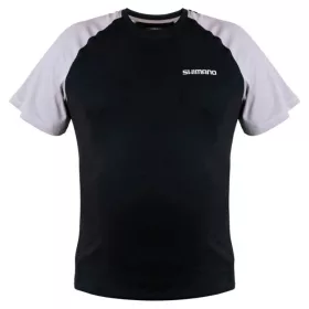 Shimano Short Sleeve T-Shirt Black L póló (SHSSSBLL)
