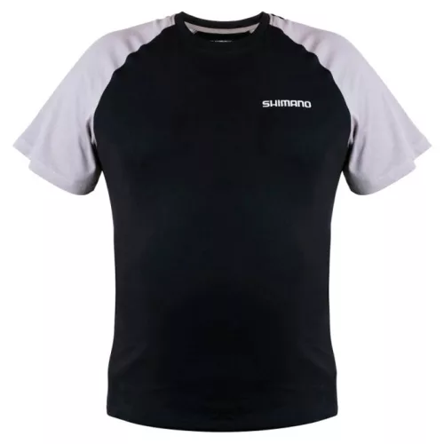 Shimano Short Sleeve T-Shirt Black L póló (SHSSSBLL)