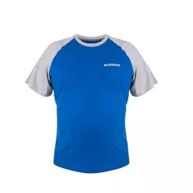 Shimano Short Sleeve T-Shirt Blue L póló (SHSSSBUL)