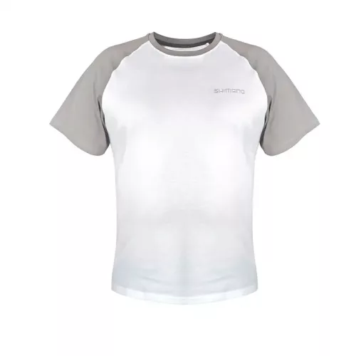 Shimano Short Sleeve T-Shirt White M póló (SHSSSWHM)