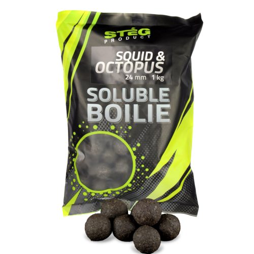 Stég Product Soluble Boilie 24mm Squid & Octopus 1kg (SP112419)