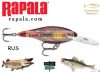 Rapala SR07 Shad Rap 7cm 8g wobbler - PTU színben